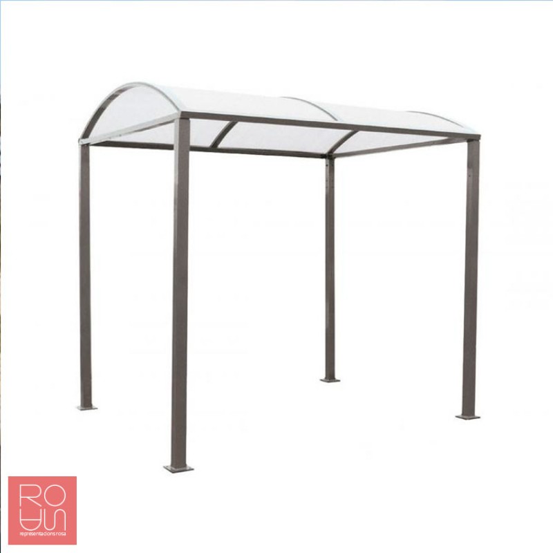 Pèrgola de pas coberta model Bòveda